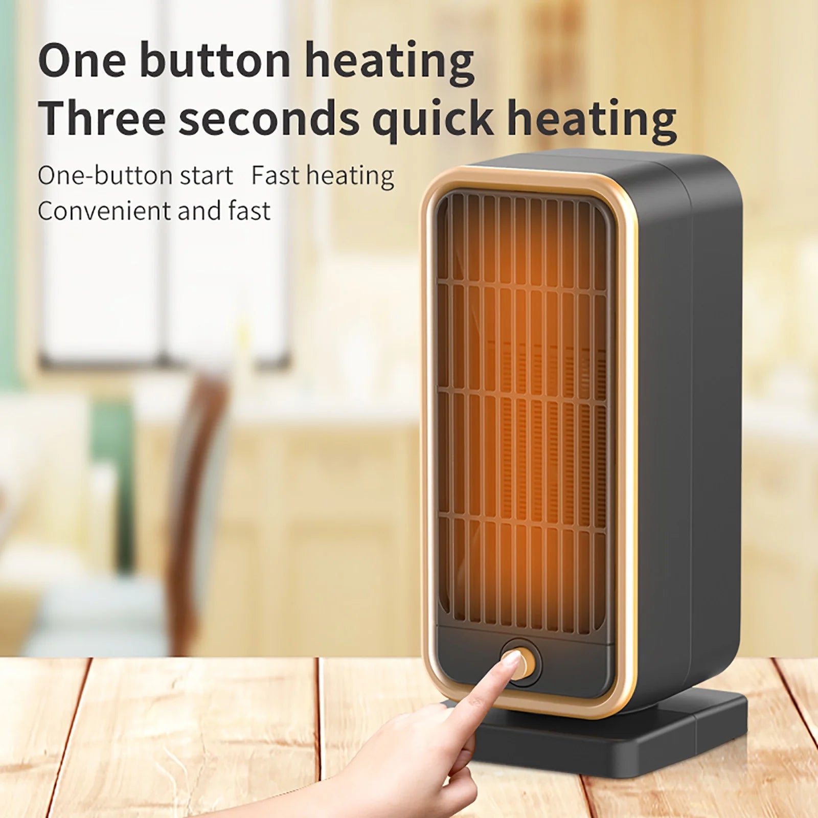 Tower Heater for Home New Desktop Mini Portable Heater Home Heater Bathroom Small Electric Heater